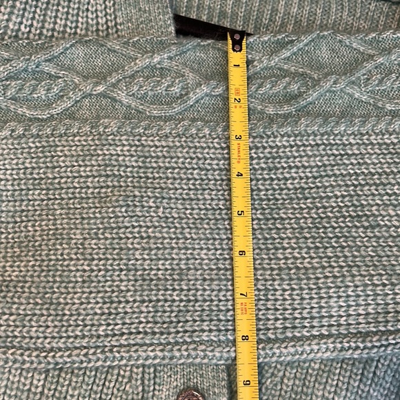 Worthington Green Chunky Crop Sweater size L - Picture 13 of 15